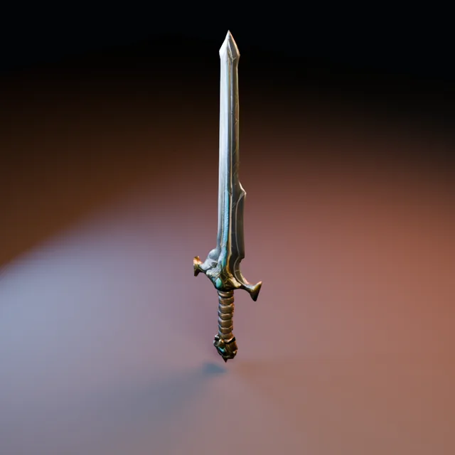 3D render of Sigil Sword 06 from the Blacksmith Weapons Pack