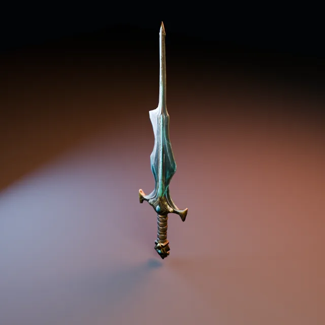 3D render of Sigil Sword 07 from the Blacksmith Weapons Pack