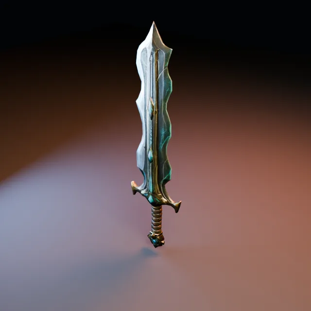 3D render of Sigil Sword 08 from the Blacksmith Weapons Pack