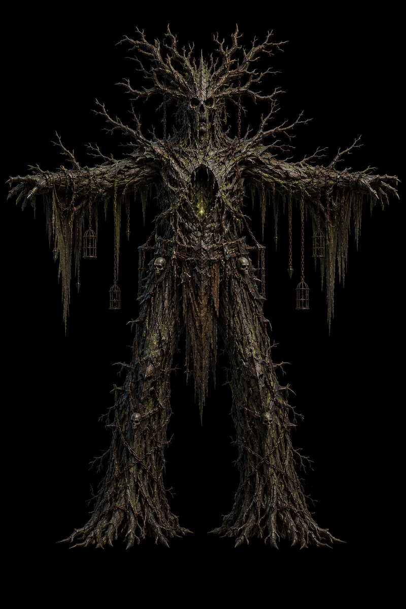 Mixamo-ready 3D character preview of The Blight