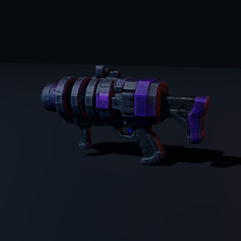 Rendered textured 3D preview of the Ion Cannon