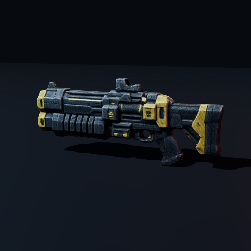 Rendered textured 3D preview of the Combat Shotgun