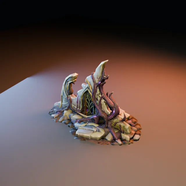 3D render of Nethergate Ruins from the Ultimate Dungeon Pack