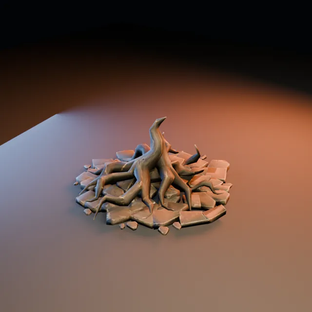 3D render of Tendrils of the Crack from the Ultimate Dungeon Pack