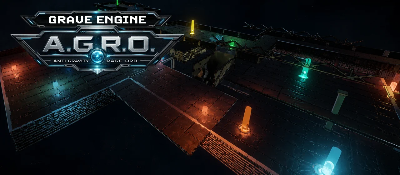 Top-down in-development preview of the Grave Engine AGRO arena